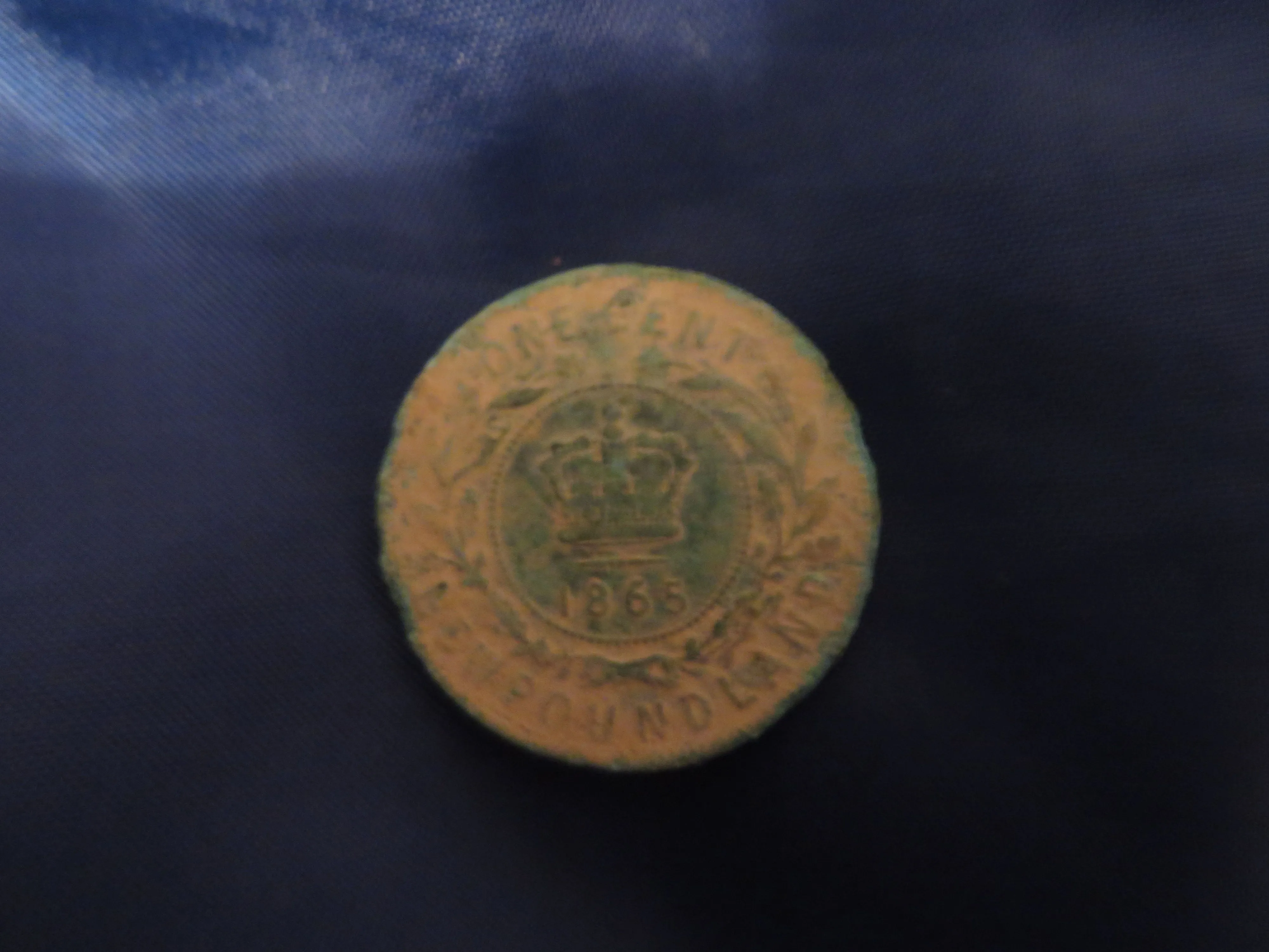 1865; first year of Newfoundland coins :)