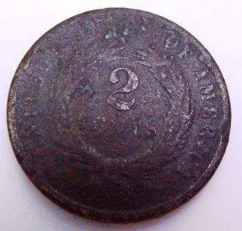 1866 2 cent