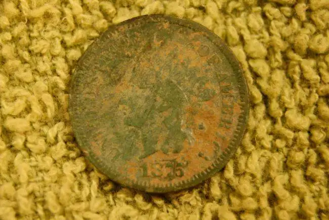 1875 IH Semi-Key Date - This 1875 IH is a Semi-Key date and was found in a farmfield 3-17-2011