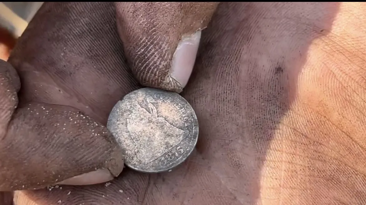 1875 seated dime found by my friend in central Florida