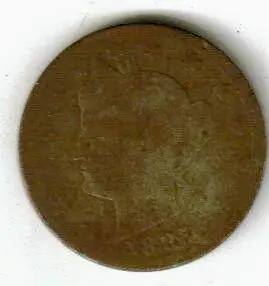 1885 V nickle