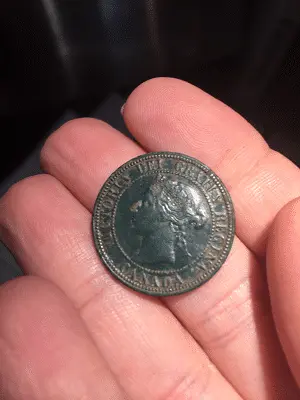 1891 Canada large cent obverse