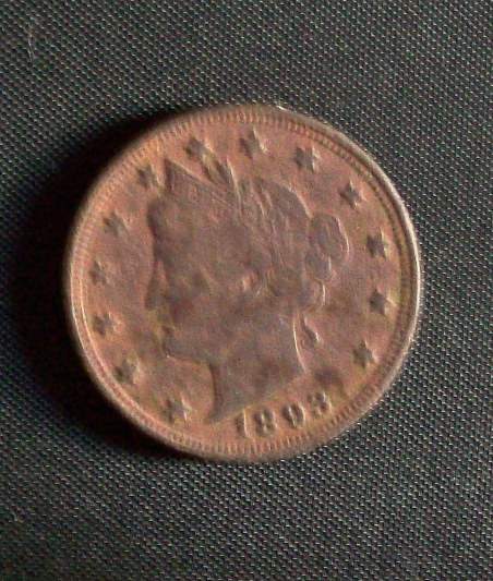 1893 V Nickle - Dug this one at the local school it was only 4 inches deep