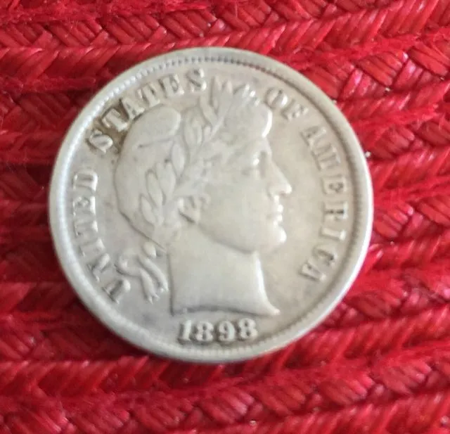 1898 Barber Dime(f)
