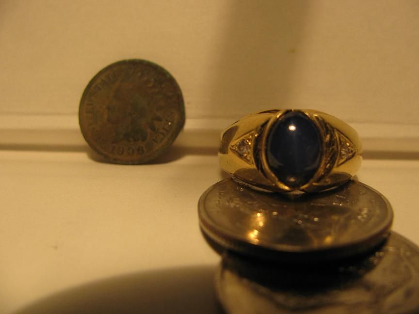 18k ring and a 1906 Indain head penny