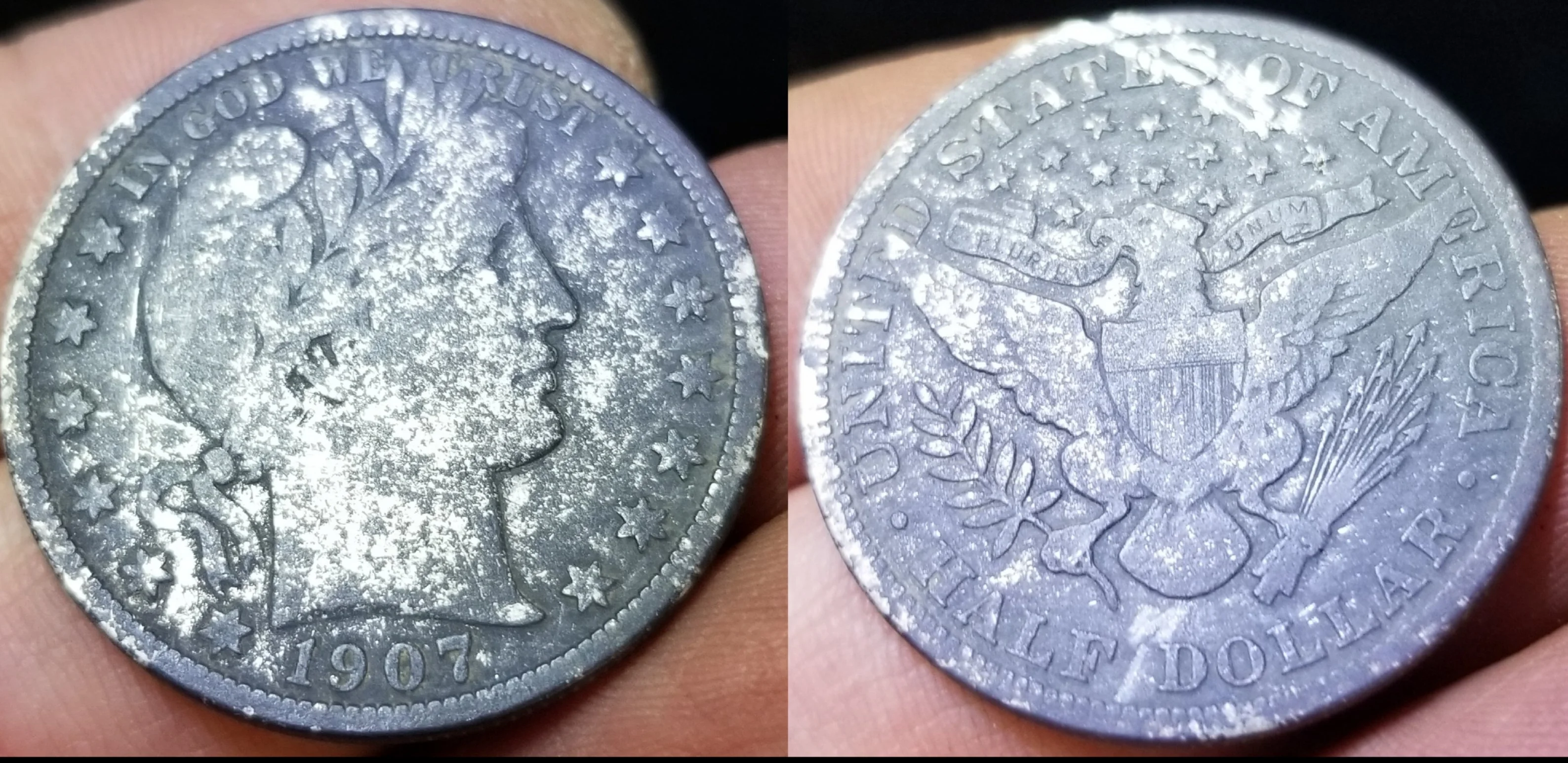 1907 Barber Half Dollar