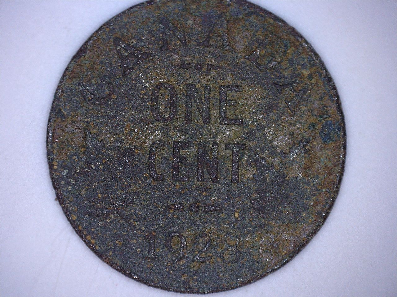 1928 canadian cent