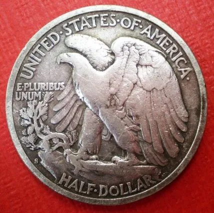 1942 S Walking Liberty Half (Reverse)