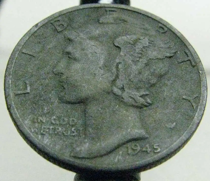 1945 Mercury dime found at local park. 3-30-13