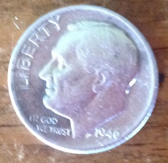 1946 Roosevelt Dime
Found 12/17/16
Columbus, Ms