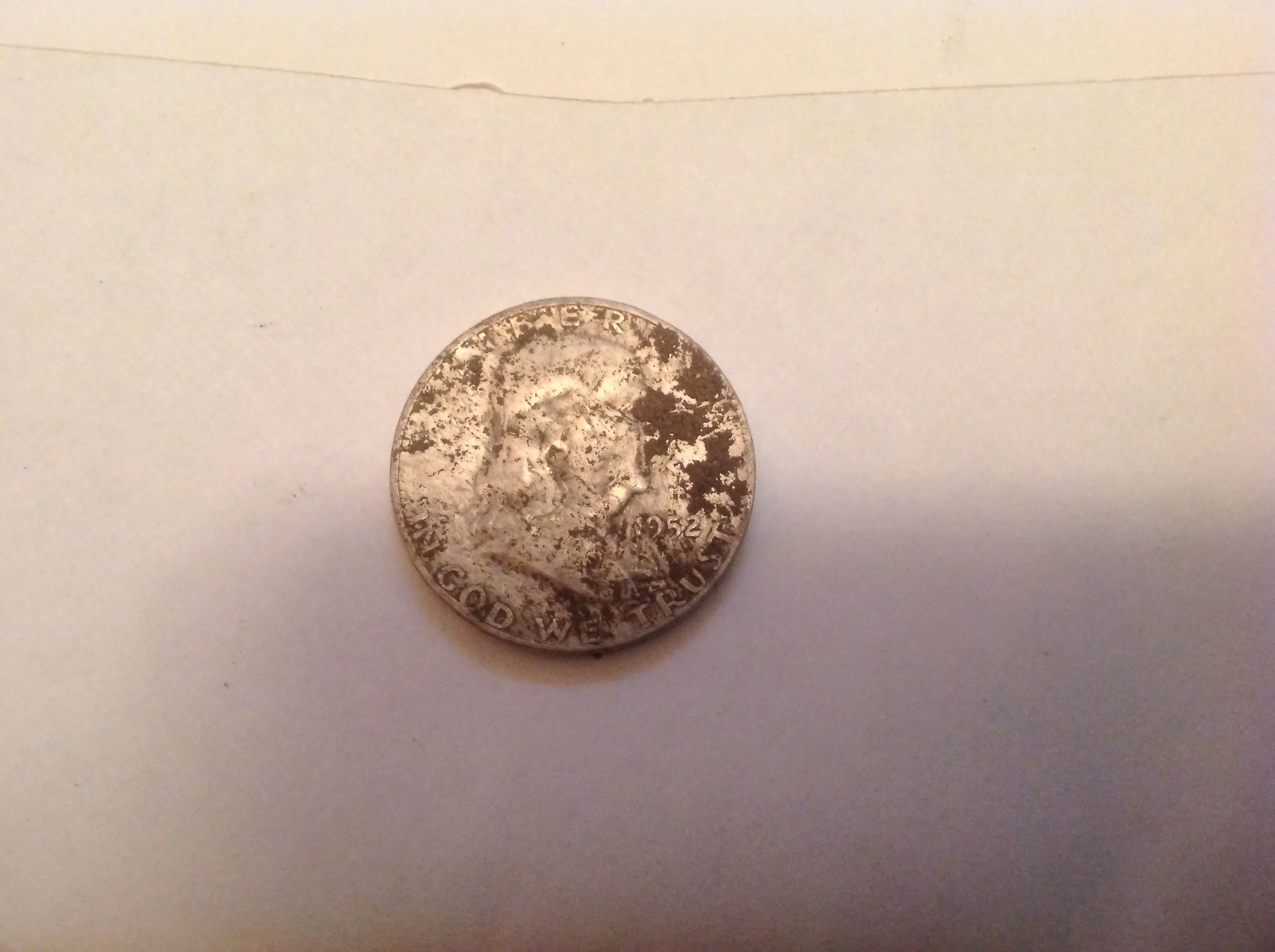 1952 Franklin Half Dollar Silver
