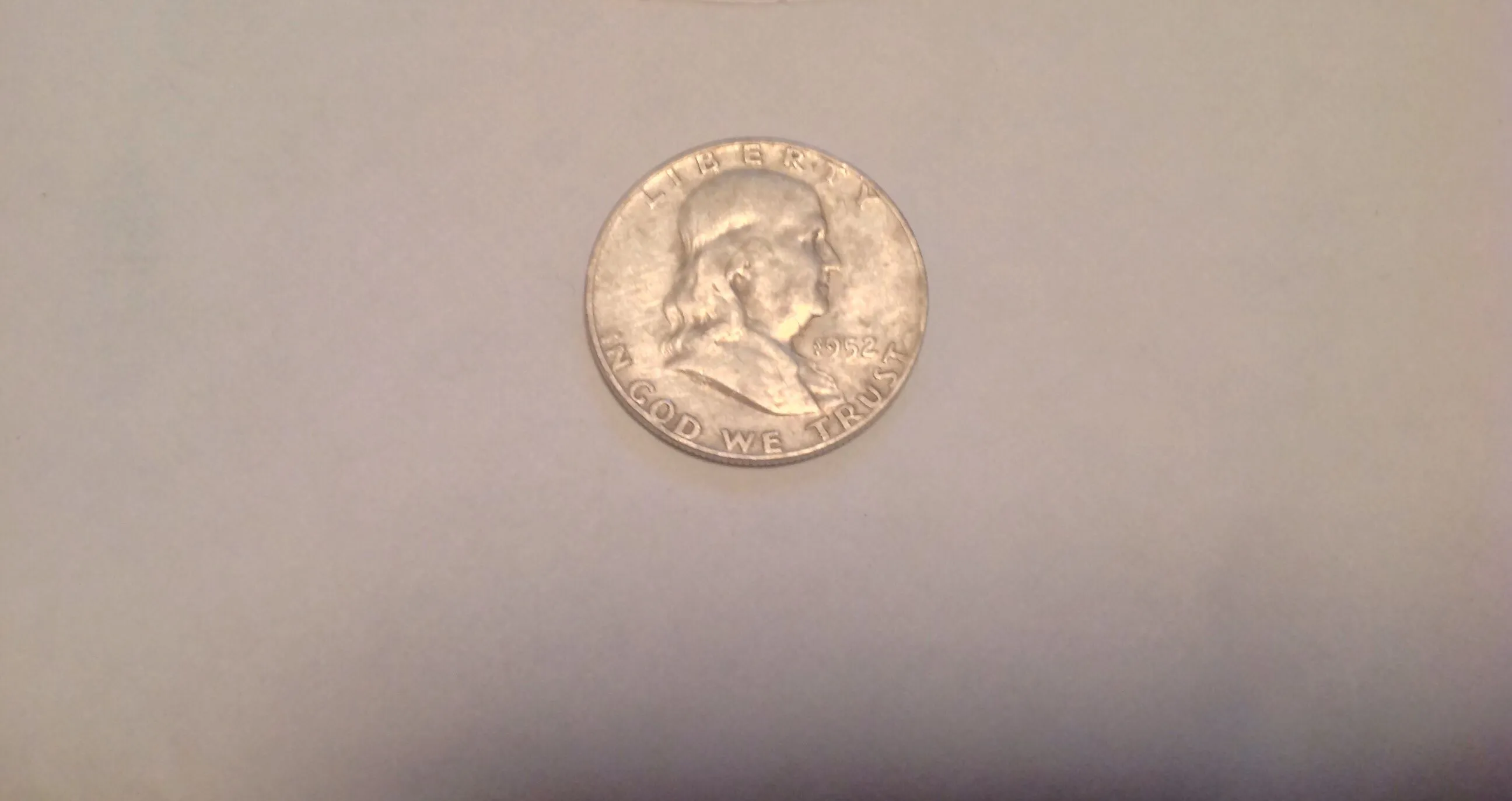 1952 Franklin Half Dollar Silver