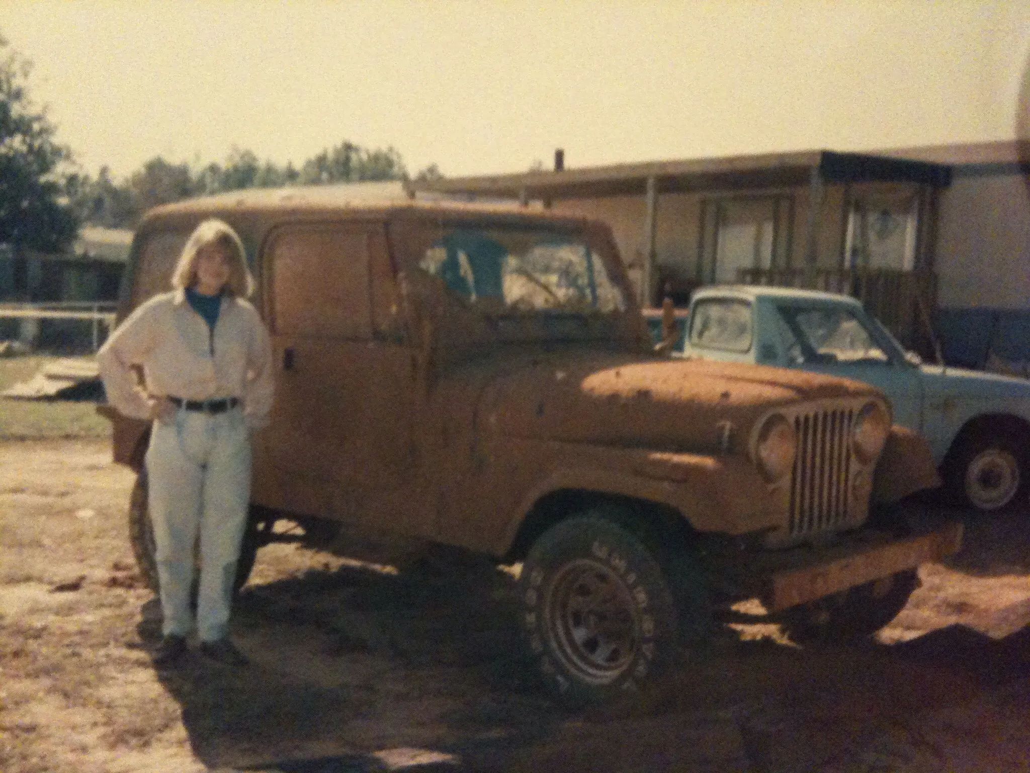 1992 - Troy, AL (Home) - My '84 Jeep CJ7 Hardtop the "day after" muddin'!