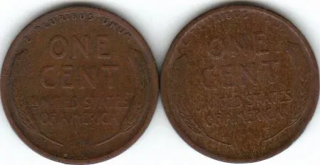 2 1909 V.D.B. Wheaties found about 15 feet apart at an old schoolhouse site.