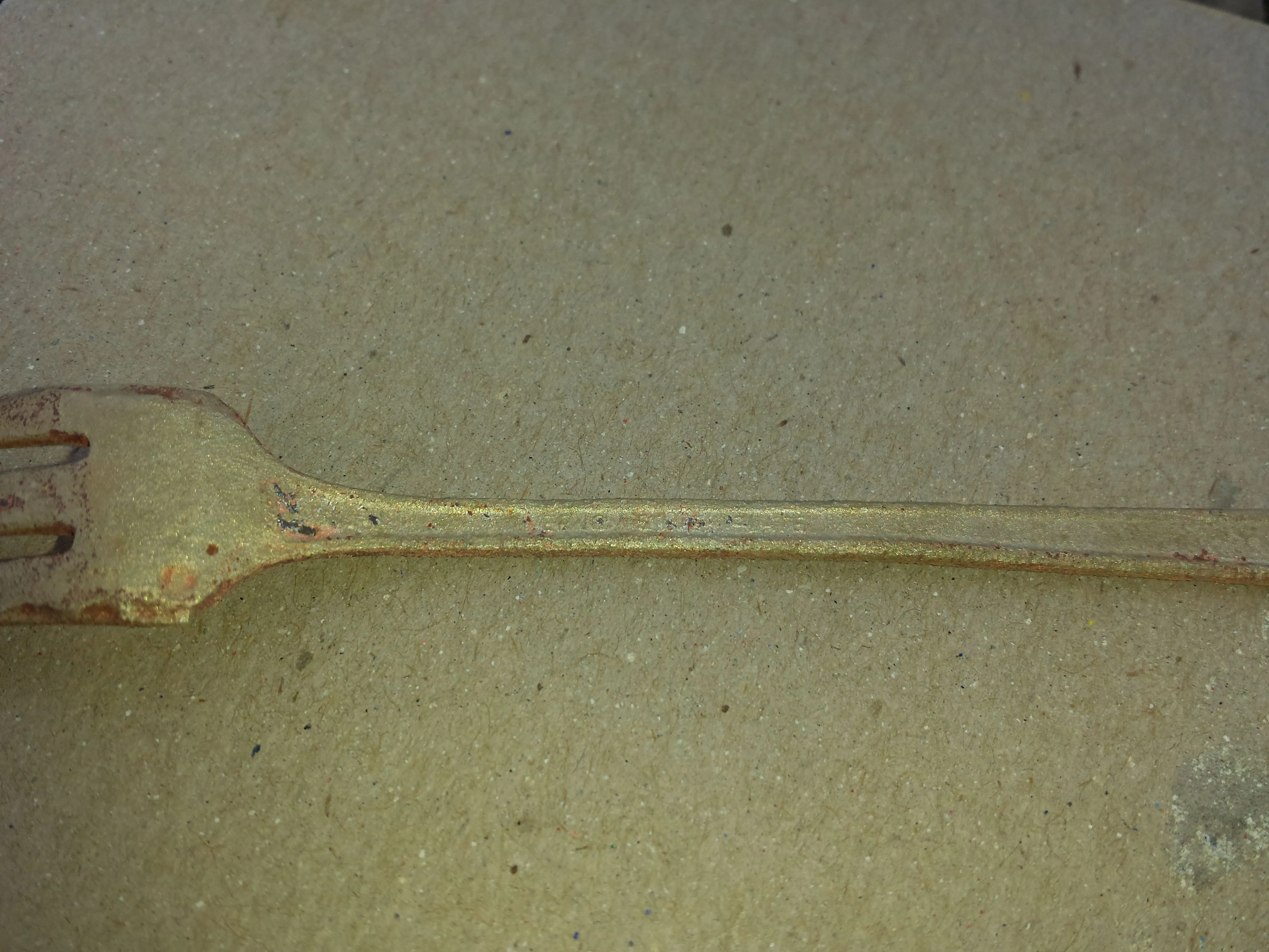 20150907 1939 Vernon Silver Plated Cocktail fork. Found in the water on the MS Gulf Coast with the CZ20.