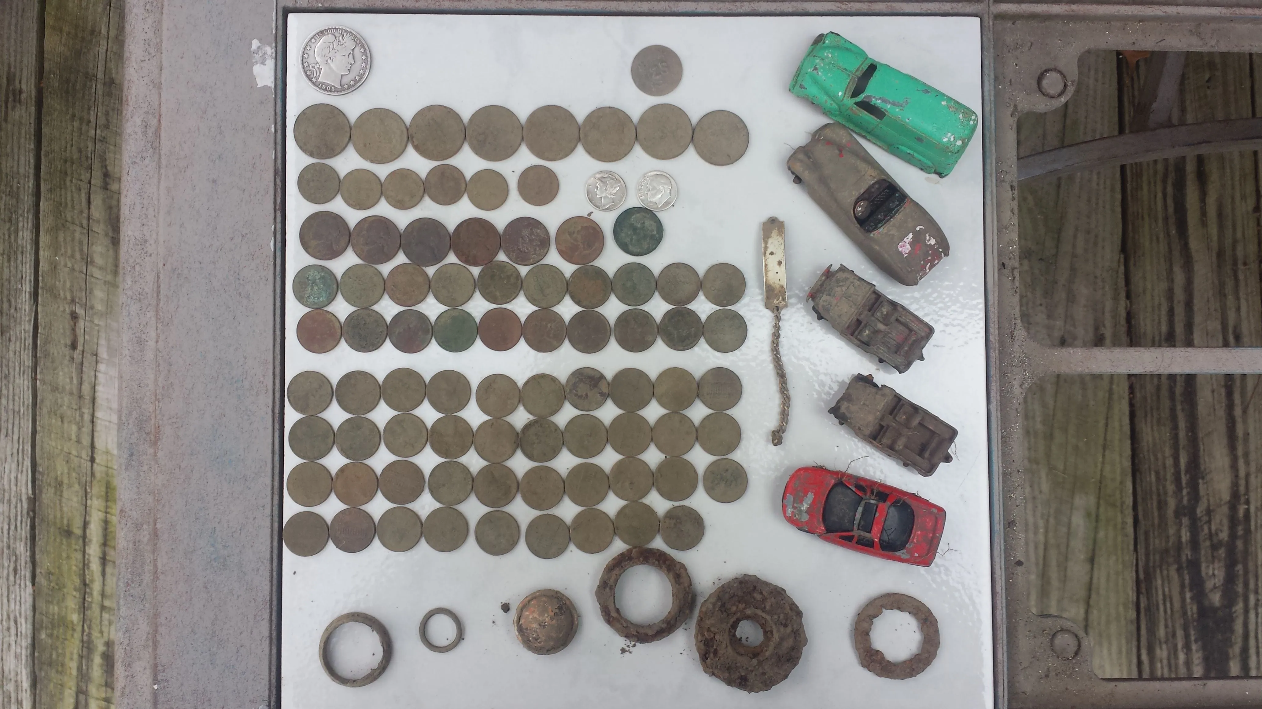 20160319 174228  Coins plus finds @ JR's house