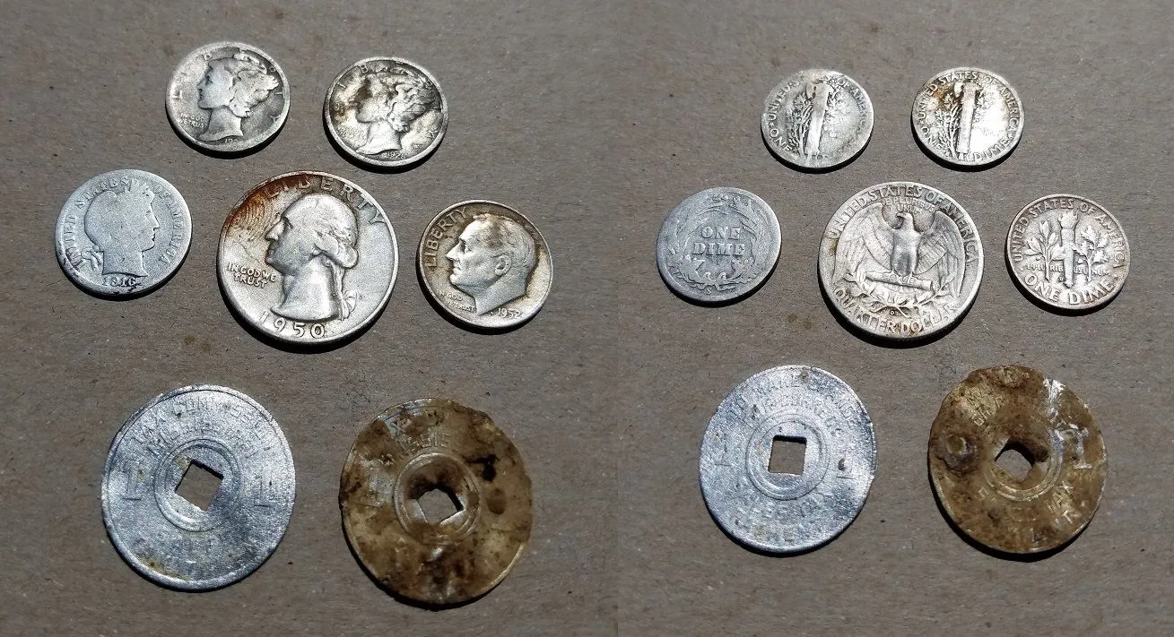 20160326 Dime Trifecta. Found with the E-TRAC at a door knock permission in Madison.