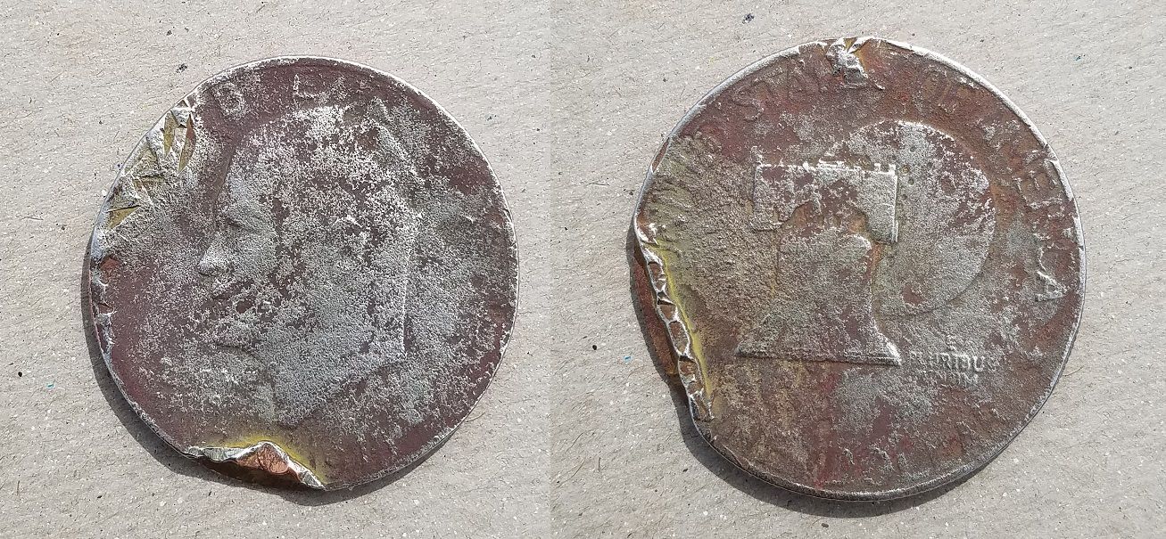 20160418 1976 Ike after straightening and tumbling. Found with the F44 in a park.