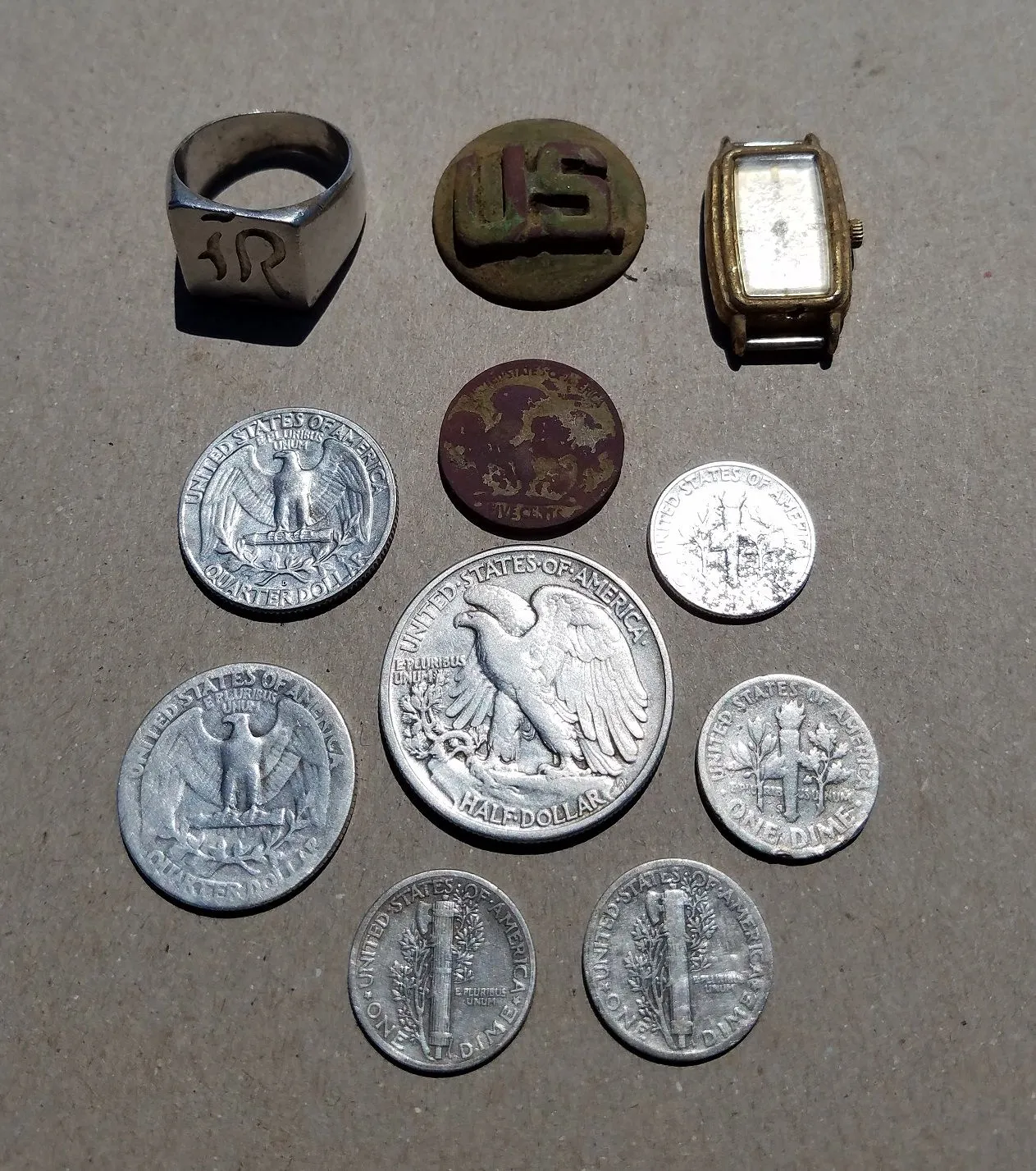 20160425 Total good Memphis finds with the F44 and E-TRAC.