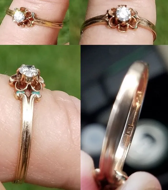 20160608 Allsopp Gold Ring found at Cocoa Beach, FL with the CZ20.
