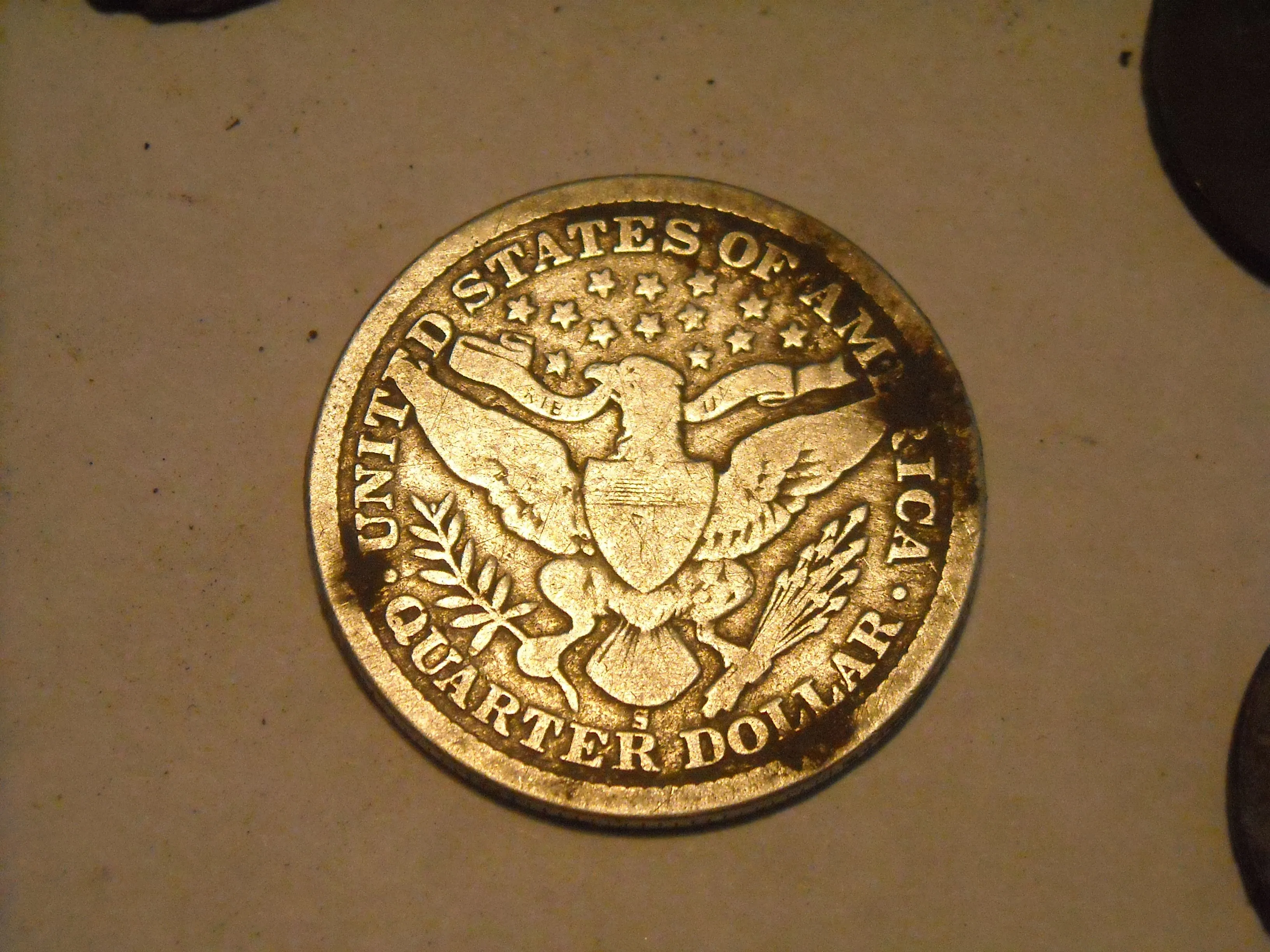 3rd Silver Ever ~ 1892-2 Barber Quarter__9-2009