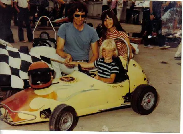 4-years old - My first racecar when I was 4 years old.  (what happened to all the blonde hair)?