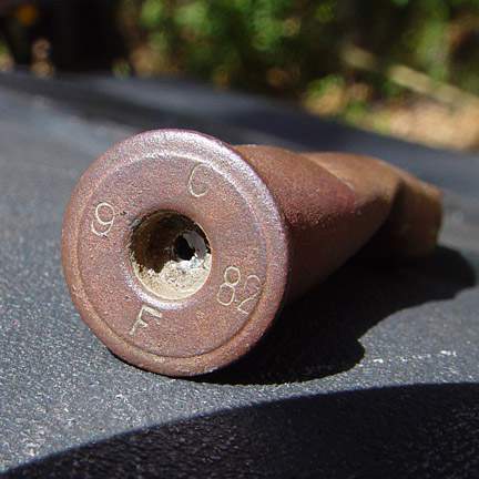 45-70 carbine shell from Caldwell, Kansas...date Sept. 1882