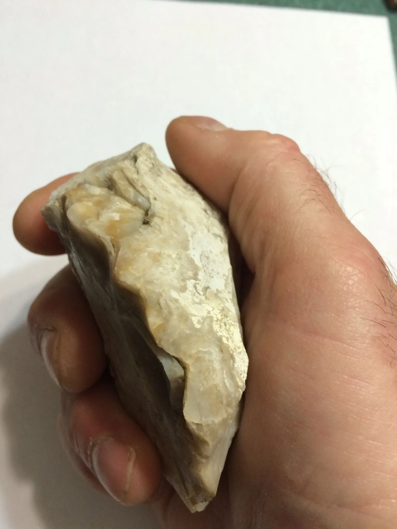 6A. Palm sized scraper?
From outcropping
Hermann, MO