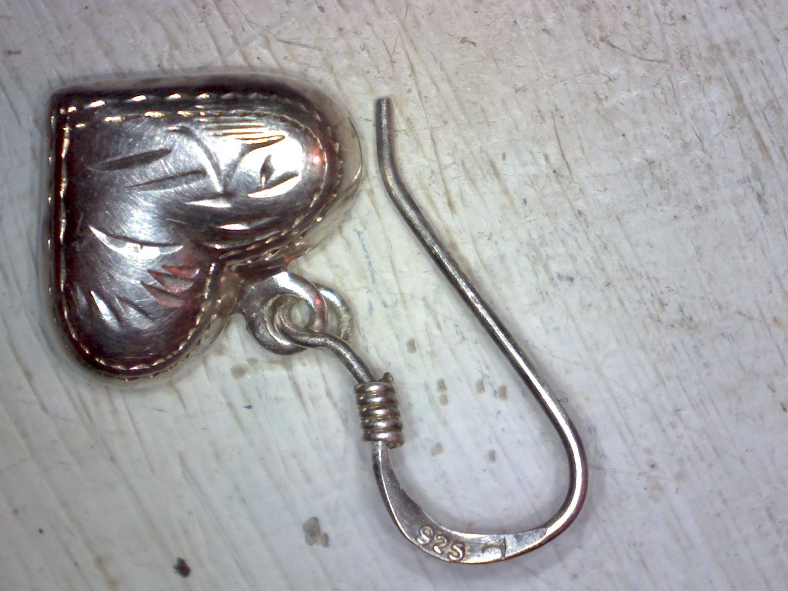 .925 silver earring