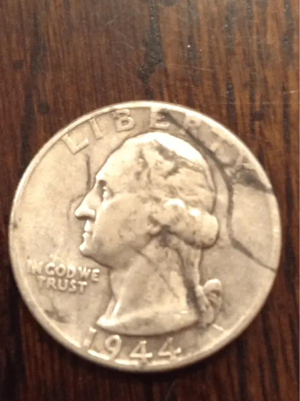 A 1944 quarter found 5/24/13