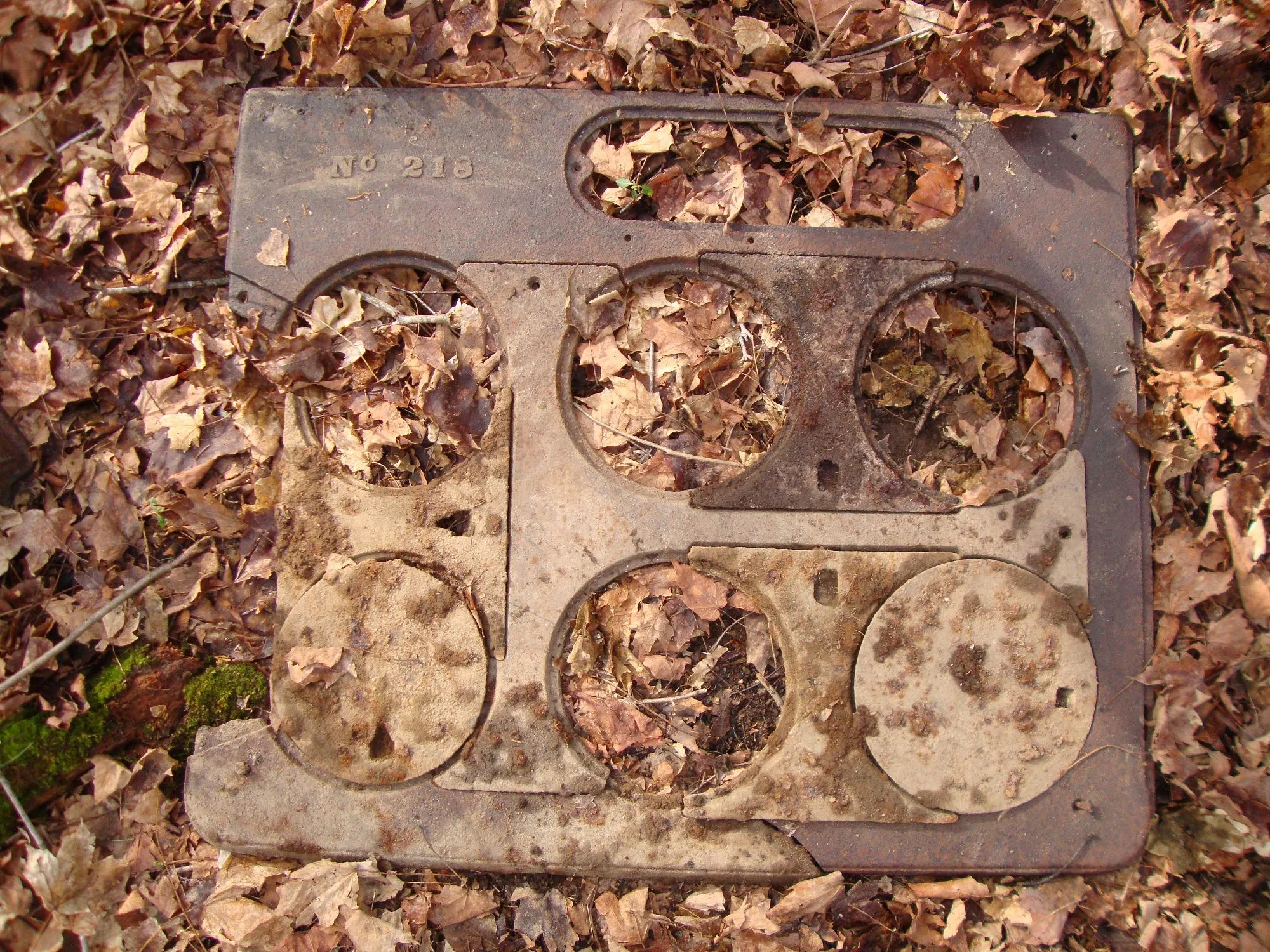 A. Geisel Mfg Co cook stove top.