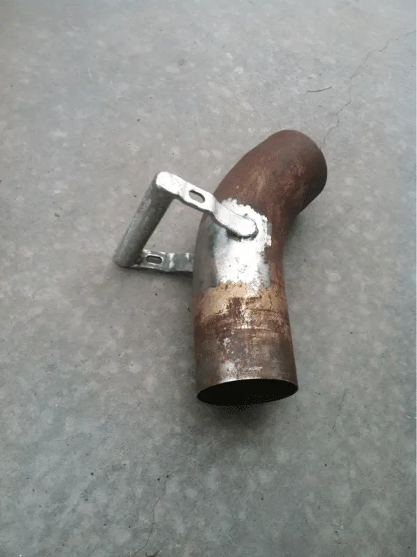 A shot of the handle I welded on my nozzle