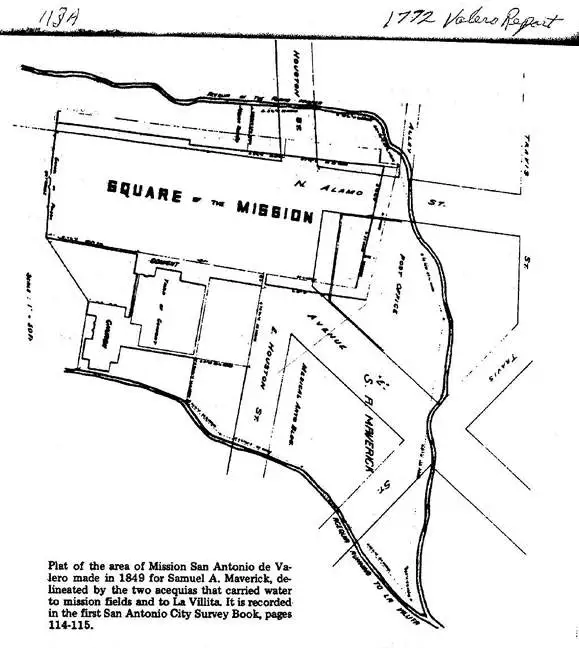 Alamo Plat. 1849