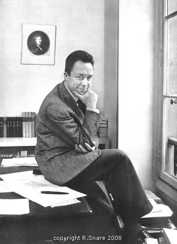 ALBERT CAMUS author and journalist
1913-1960
Awarded Nobel Prize for Literature in 1957