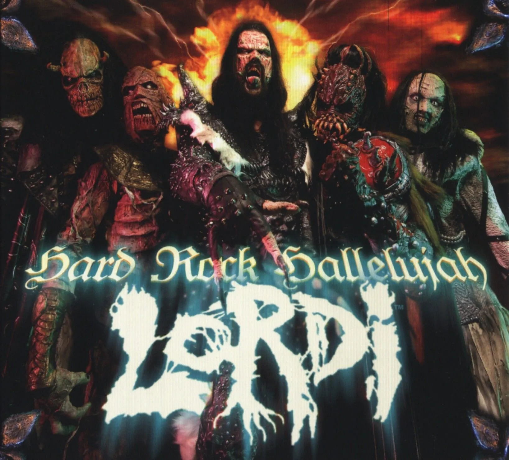[AllCDCovers] lordi hard rock hallelujah 2006 retail cd front