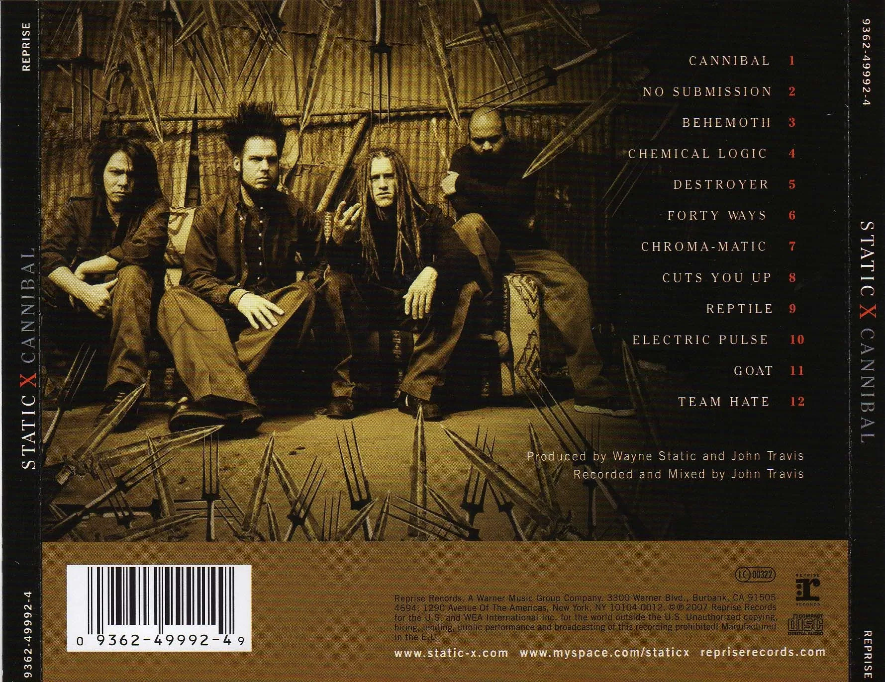 [AllCDCovers] static x cannibal parental advisory 2007 retail cd back