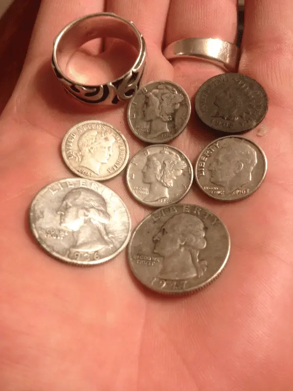 Another trifecta with a chunky sterling ring.