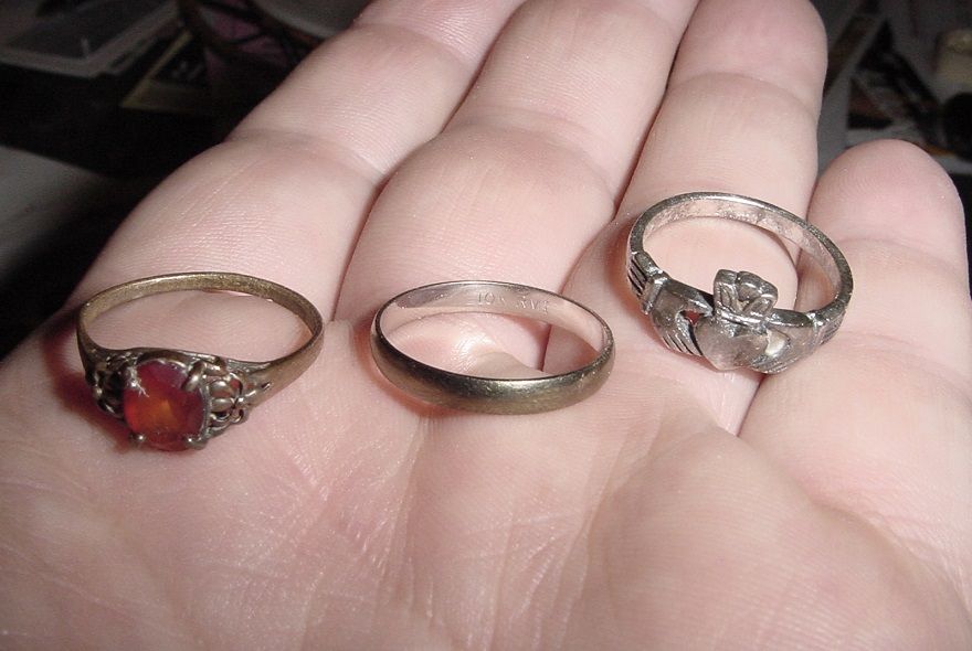 AUG.25TH KEEPERS - 2 - 925 RINGS ...10K BAND