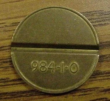 back of "gold token"