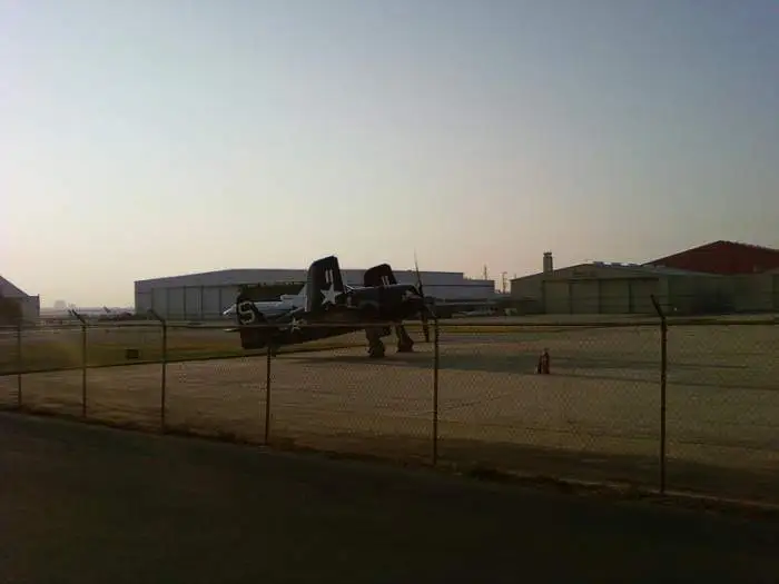Bear Cat - A beautifully restored war bird hangared next door to my work