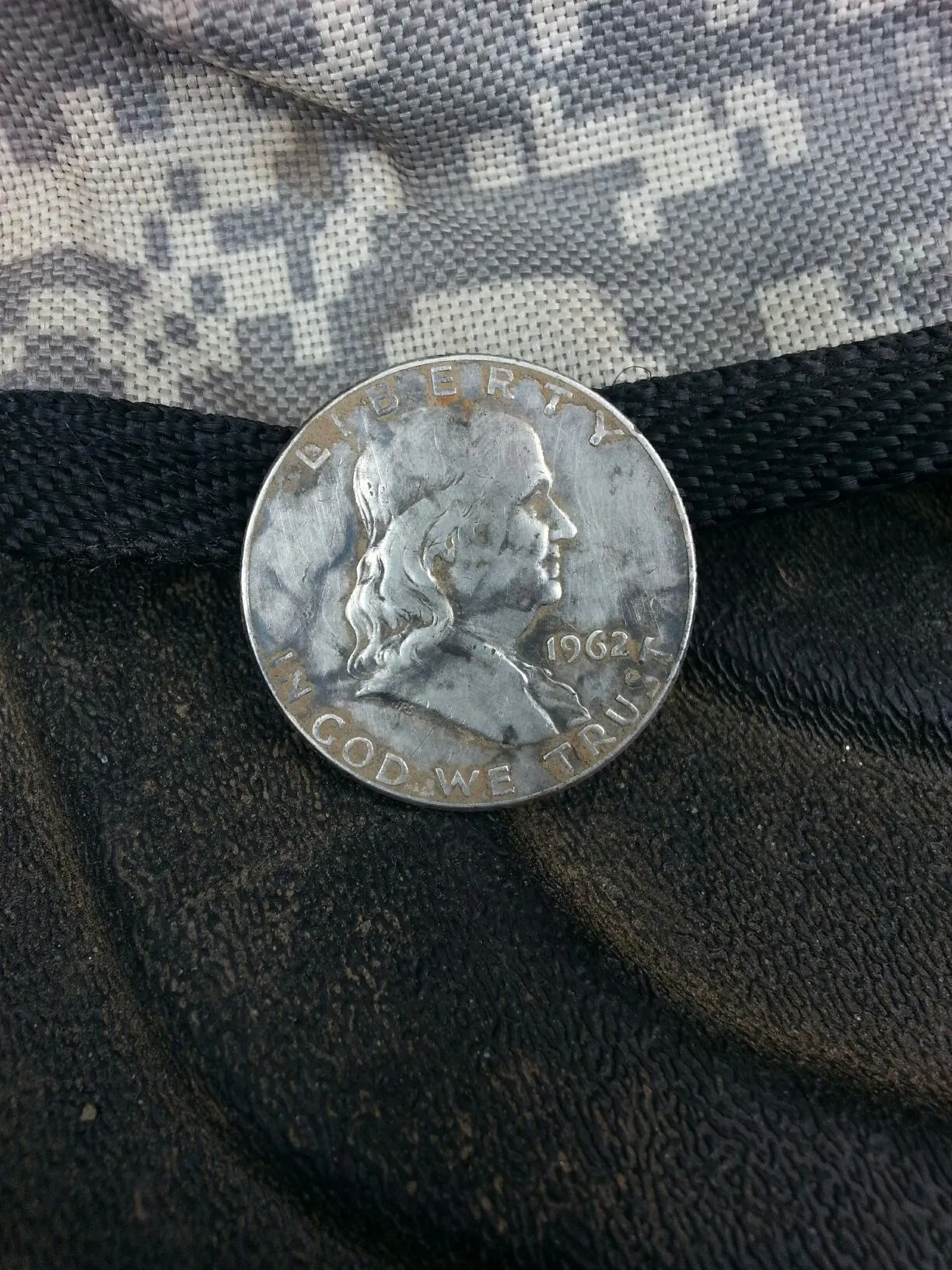 Ben Franklin Half Obverse