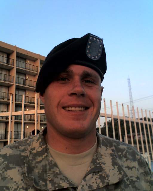 blake - My nephew. He is in Iraq now. Very proud of him.