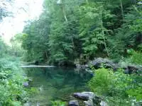 Blue Hole - Blue hole on Back creek.