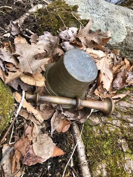 Brass Mortar & Pestal Surface Find