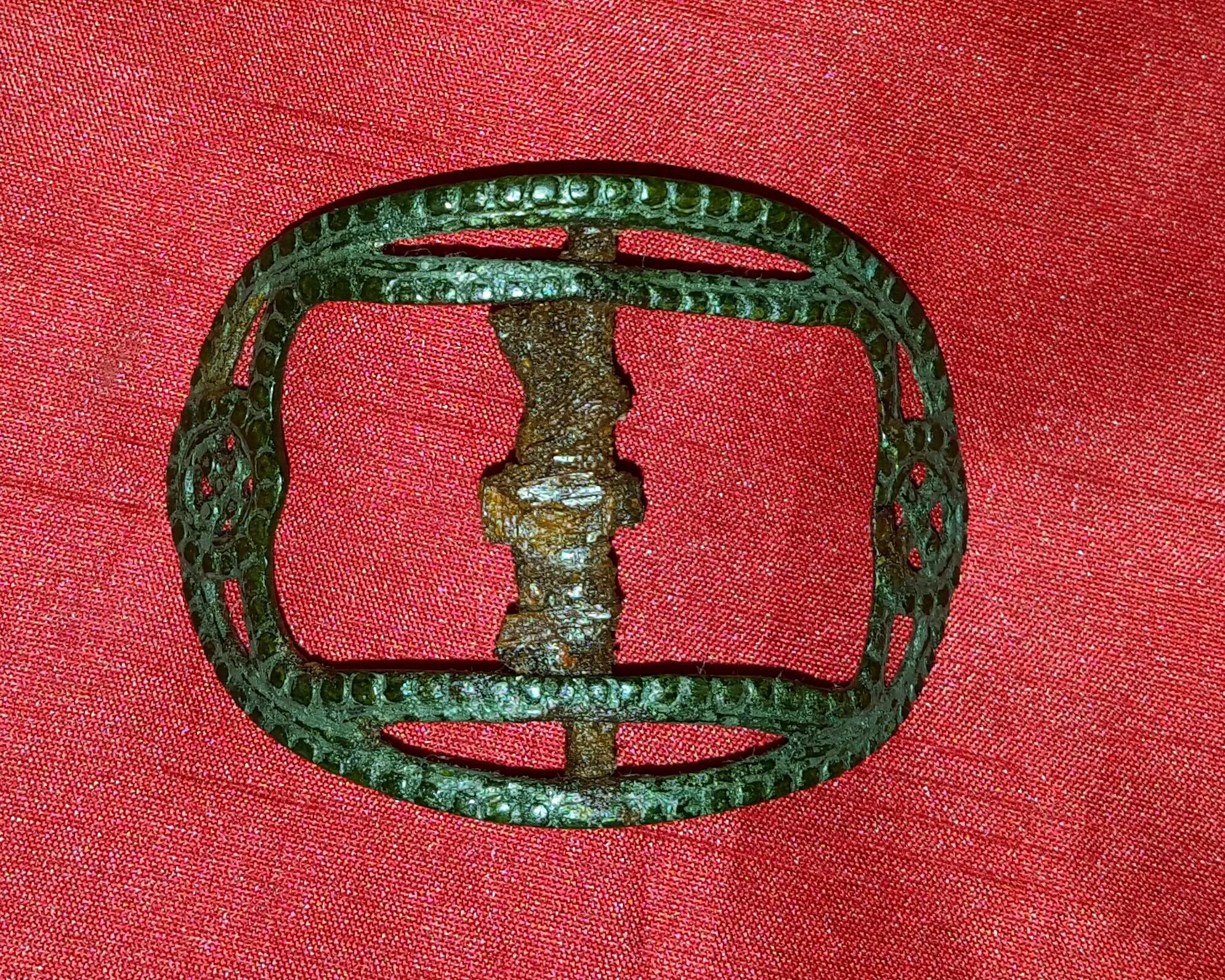 Brass shoe buckle