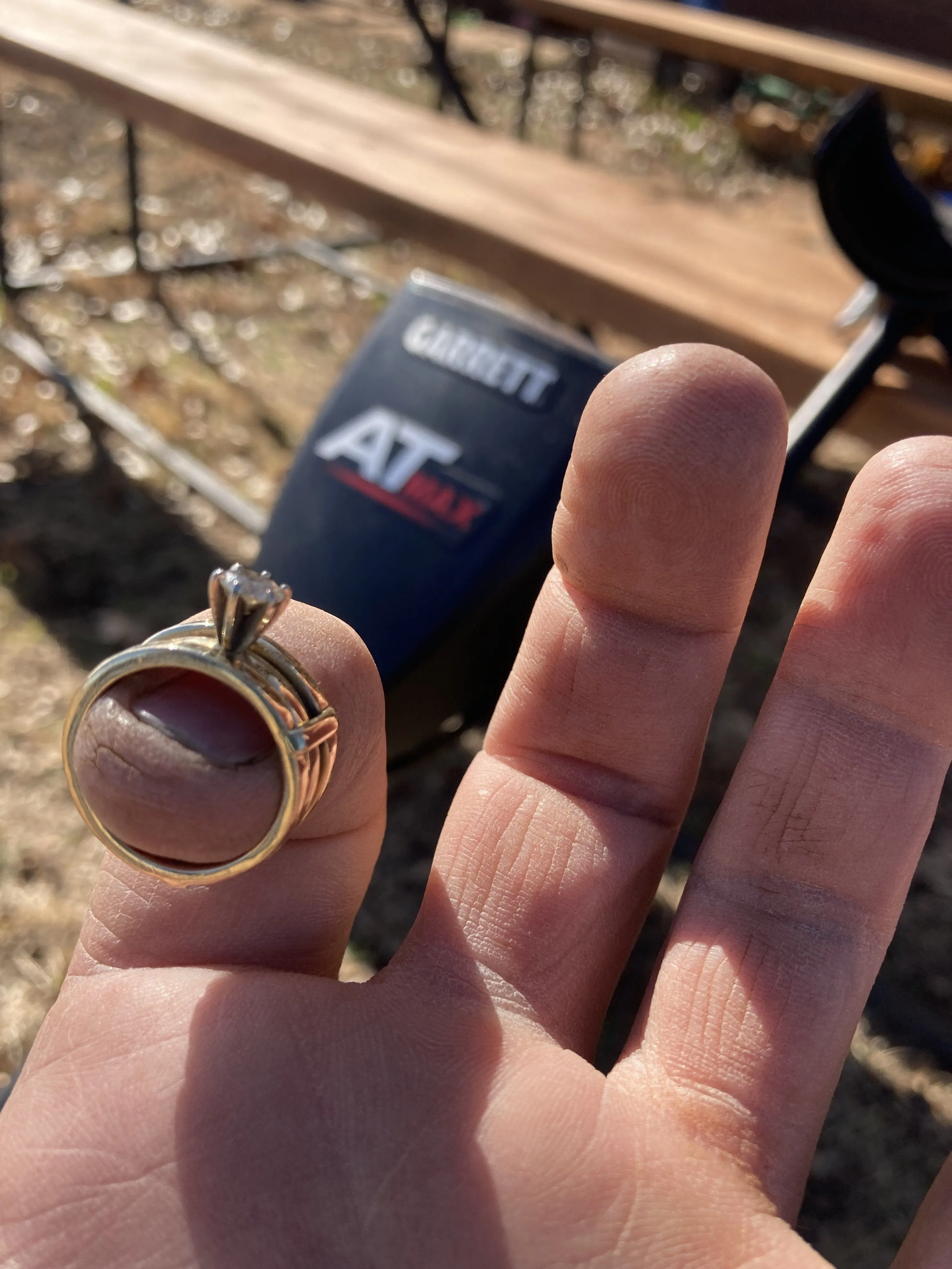 Brian's backyard wedding ring