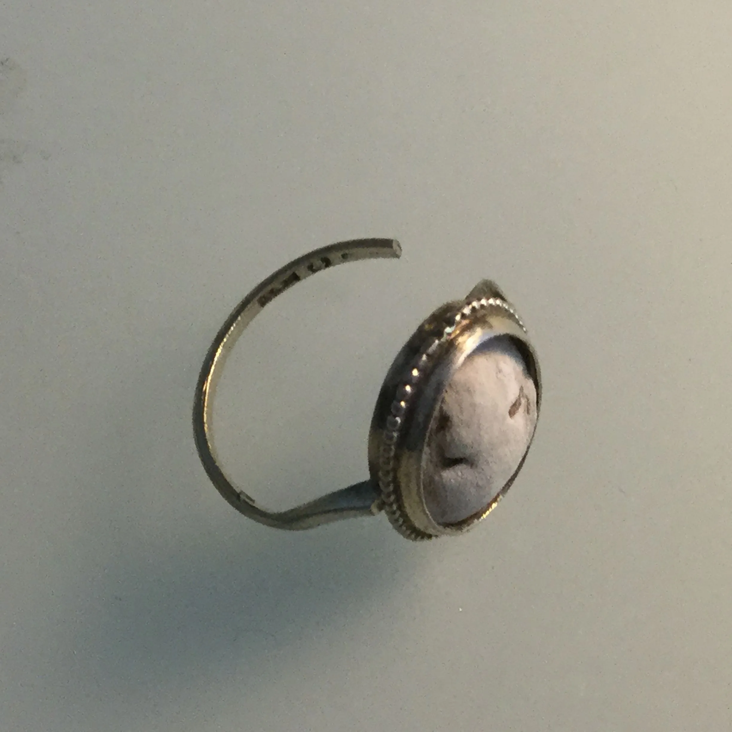 Broken sterling silverring