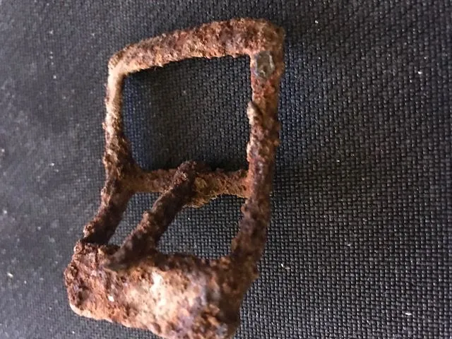 Buckle dug near Smithfield, Virginia using the XP Deus. 21 Dec. 2017