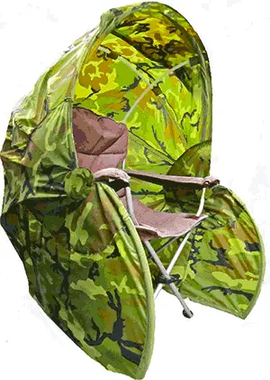 CamoChaboose - This is my outdoor invention and I LOVE THIS THING! I can take this ANYWHERE. I'm cool and shaded on beaches, at kids' ball games, and 