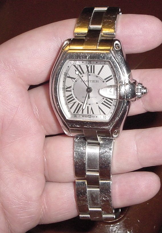 CARTIER ROADSTER - FOUND NOV. 19TH - IN WATERS OF N.MIAMI - waist deep water at low tide - super soft sand - was down close to 2ft down - started out 